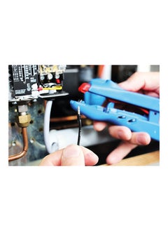 Weicon Weicon Duo Crimp No. 300 | 3 in 1 Stripping & Crimping Tool, Stripping Pliers With Crimping Function For Wire end Ferrules 0.5 - 6 mm² Stripping Tool with side cutter | TUEV | Blue and Red  - Image 5