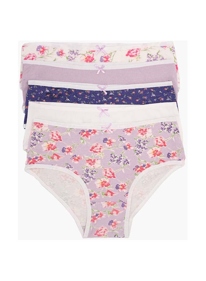 Carina Pack of 5 Colored Brief Panties - Image 1