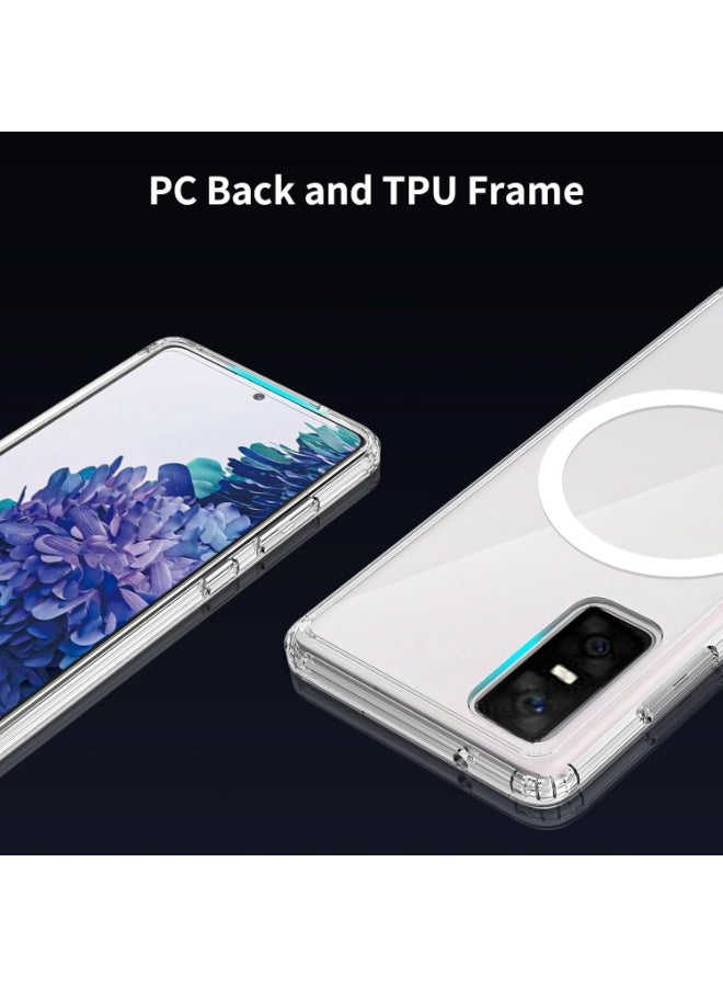 QIRG Crystal Clear for Infinix GT 30 Pro Case, [Non-Yellowing][Reinforced Corners] Wireless Charging Shockproof Bumper Protective Phone Case for Infinix GT 30 Pro - Image 4