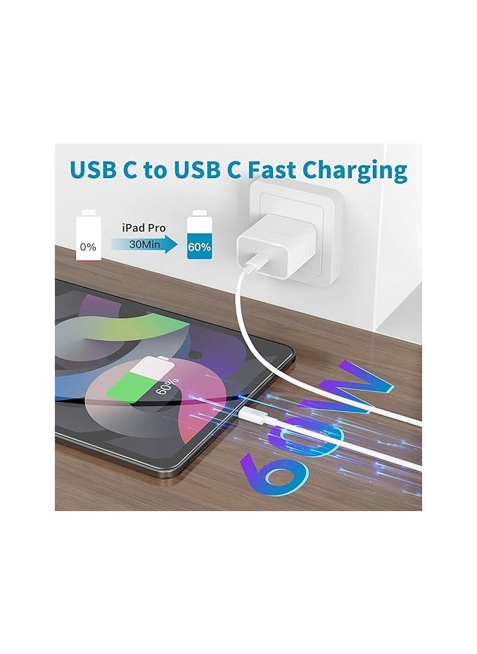 FLOWING - Official USB type C To type-C Super Fast Charging Cable 1M For iPhone 16/15, iPad, Macbook, Samsung - Image 1