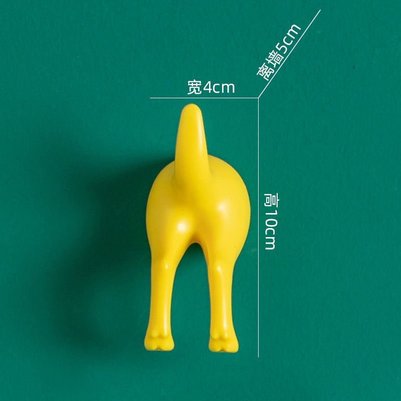 Nordic Style Sticky Hook Cute Strong Stickers Decorative Wall Stickers Creative Animal Small Hook Wall Hanging Wall - Image 1