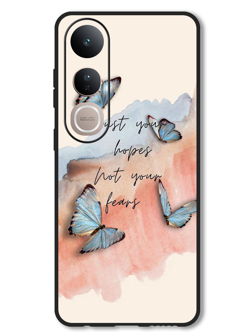 Theodor Case Compatible with Vivo V50 Lite Protection Shockproof Bumper Cover Trust hopes - Image 1