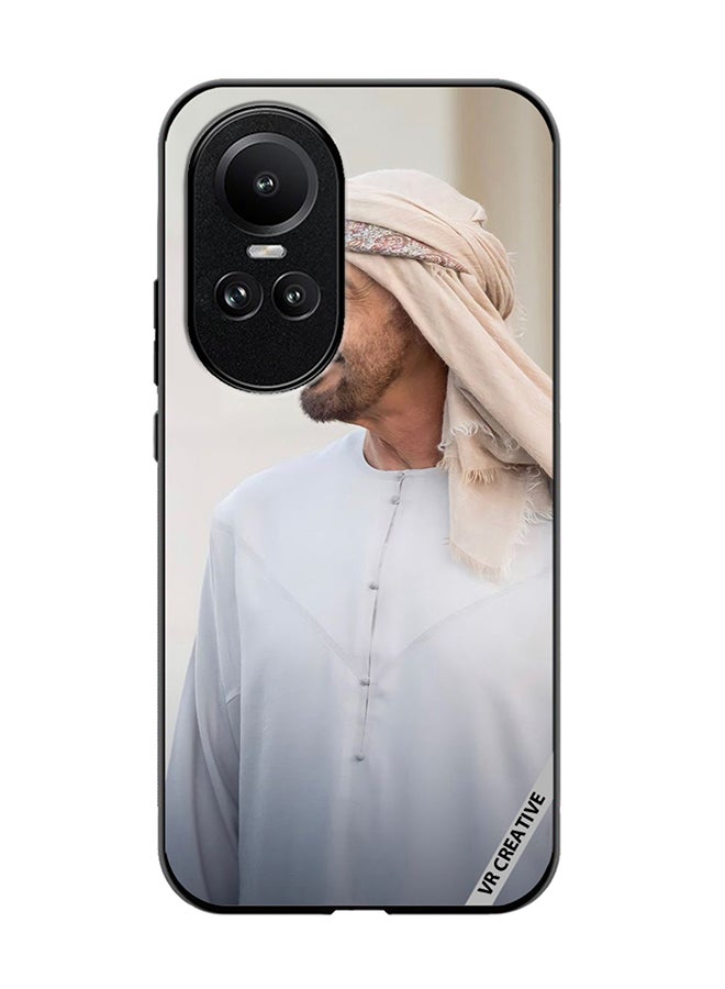 VR CREATIVE Protective Case Cover For Oppo Reno 10 Sheikh Mohamed Bin Zayed Al Nahyan Design Multicolour - Image 1