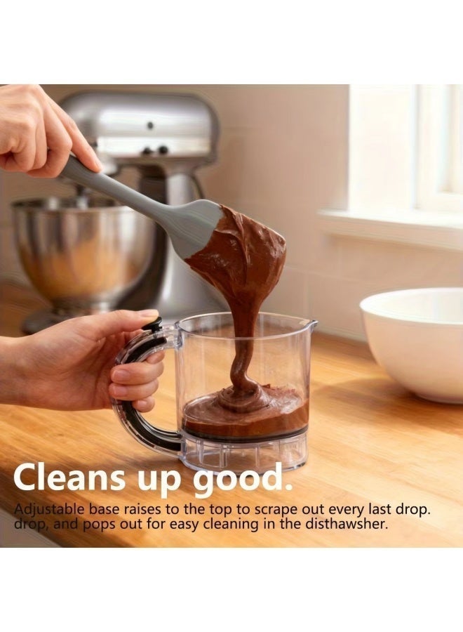 Monda 4-In-1 Adjustable Measuring Cup Adjustable Measuring Cup Multi-Functional Measuring Cup with Scraper-Style Seal Base Measurings Cube Cups for Cooking Kitchen - Image 3