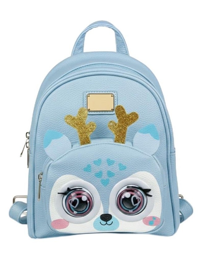 GURTOY Eye Blinking Kids Backpack | Talking Musical School Bag with Winking Eyes | Interactive Cute Travel Bag for Boys and Girls - Image 1
