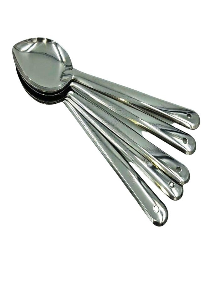 SHLINCO Stainless Steel Serving Spoons Set, Kitchen Utensils, 5-Piece - Image 1