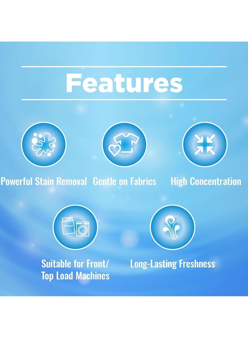 loyal مسحوق منظف بعمل إنزيمي تنظيف قوي ورائحة تدوم طويلاً يزيل البقع الصعبة - 1.5 كجم - Image 2