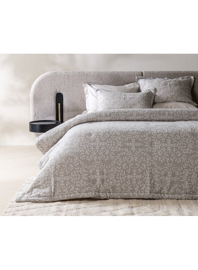 2XL Home Set Of 6 Xon Comforter 270X240CM Grey  - Image 2