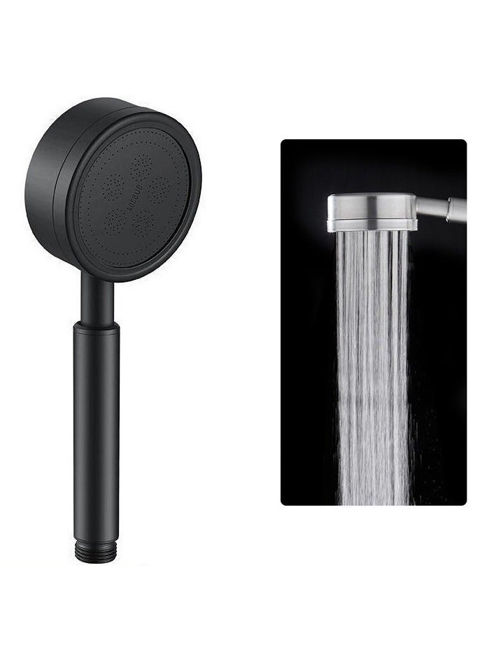 رأس دش عالي الضغط من الفولاذ المقاوم للصدأ باللون الأسود - Image 4