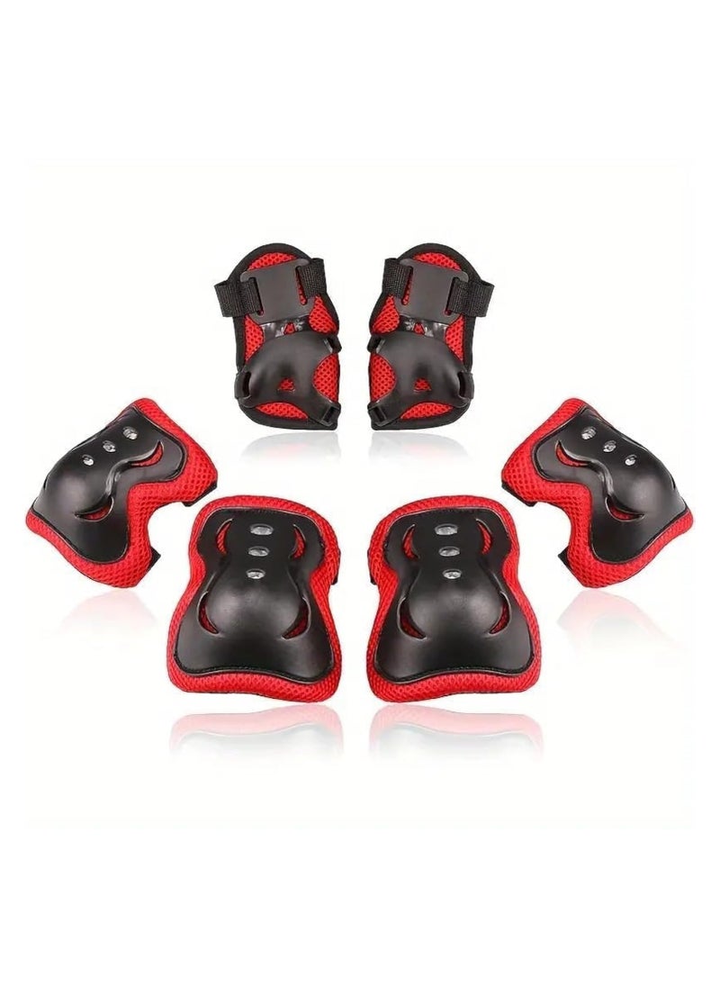 QSHOP Ultimate Safety with Knee Elbow Wrist Guards Premium QSHOP®️ Kids Youth Adult Protective Gear for Cycling, Snowboarding, Bike, Scooter, Outdoor Sports  - Image 1