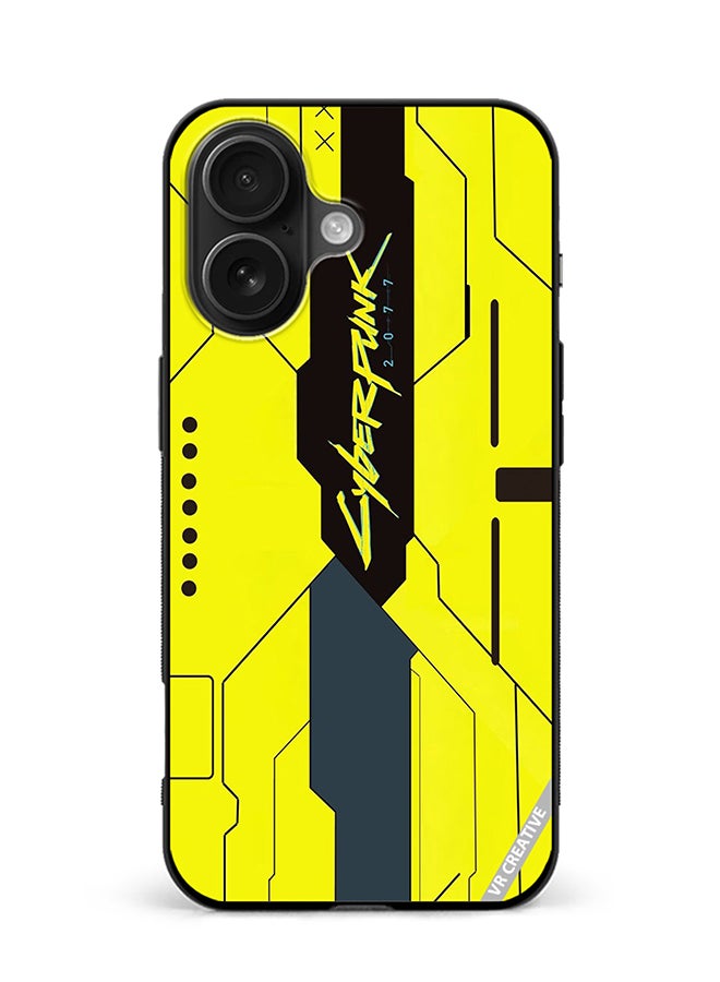 Protective Case Cover For Apple iPhone 16 Plus Cyberpunk Design Multicolour