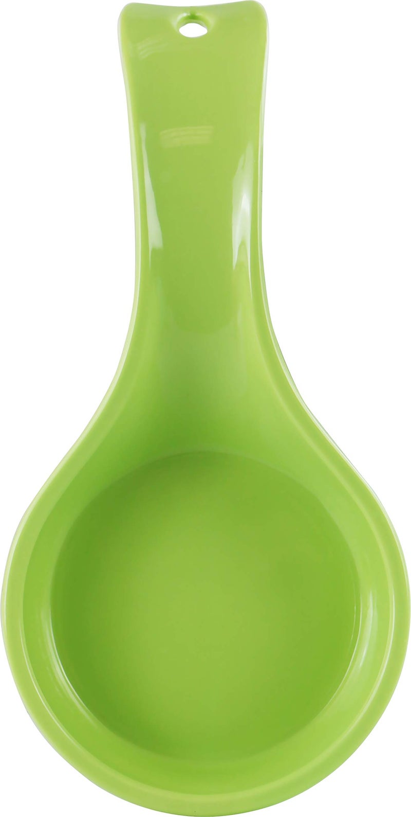 Reston Lloyd Kitchen Counter Utensil Spoon Rest Ladles Spaghetti Forks Spatulas Durable BPAFree Plastic Dishwasher Safe Dcor Space Saving Hanging Hole on Handle Lime