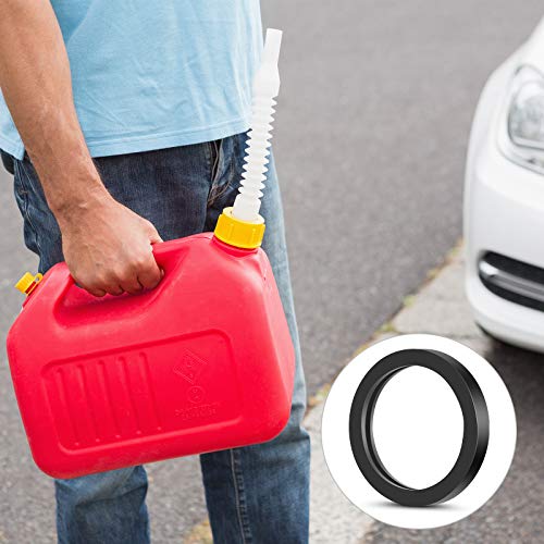 Frienda 6 Pieces Replacement Gas Can Spout Gaskets Rubber Ring Can Gaskets Fuel Washer Seals Spout Gasket Sealing Rings Replacement Gas Compatible with Most - Image 3