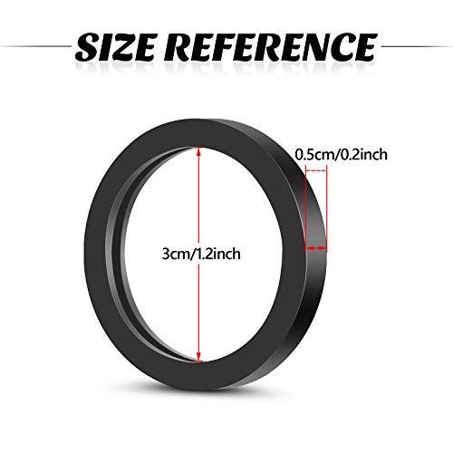 Frienda 6 Pieces Replacement Gas Can Spout Gaskets Rubber Ring Can Gaskets Fuel Washer Seals Spout Gasket Sealing Rings Replacement Gas Compatible with Most - Image 2