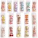 FZBNSRKO Velvet Ribbon Hair Clip25pcs Baby Hair Clips Cartoon fruit Animal Pattern Colorful Flower Hairpins Fully Lined Alligator Hair Barrettes for GirlsKidsBabyRandom Color - Image 2
