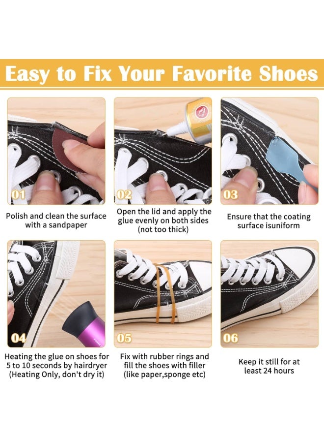 Bulaien Waterproof Shoe Repair Glue Kit with Shoe Fix Glue for Sneakers Boots,60ml Professional Grade Super Glue - Image 4