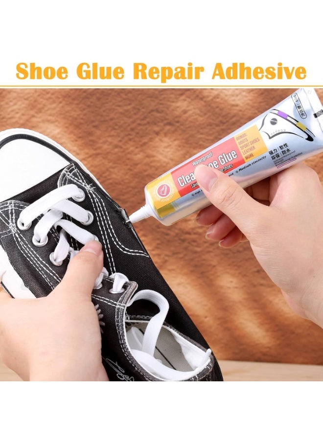 Bulaien Waterproof Shoe Repair Glue Kit with Shoe Fix Glue for Sneakers Boots,60ml Professional Grade Super Glue - Image 2