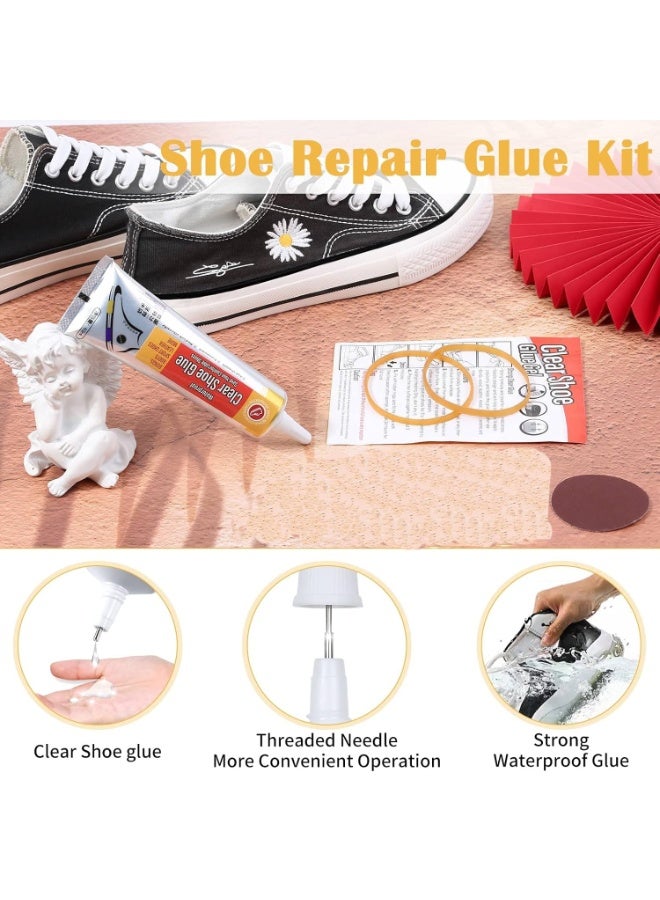 Bulaien Waterproof Shoe Repair Glue Kit with Shoe Fix Glue for Sneakers Boots,60ml Professional Grade Super Glue - Image 3