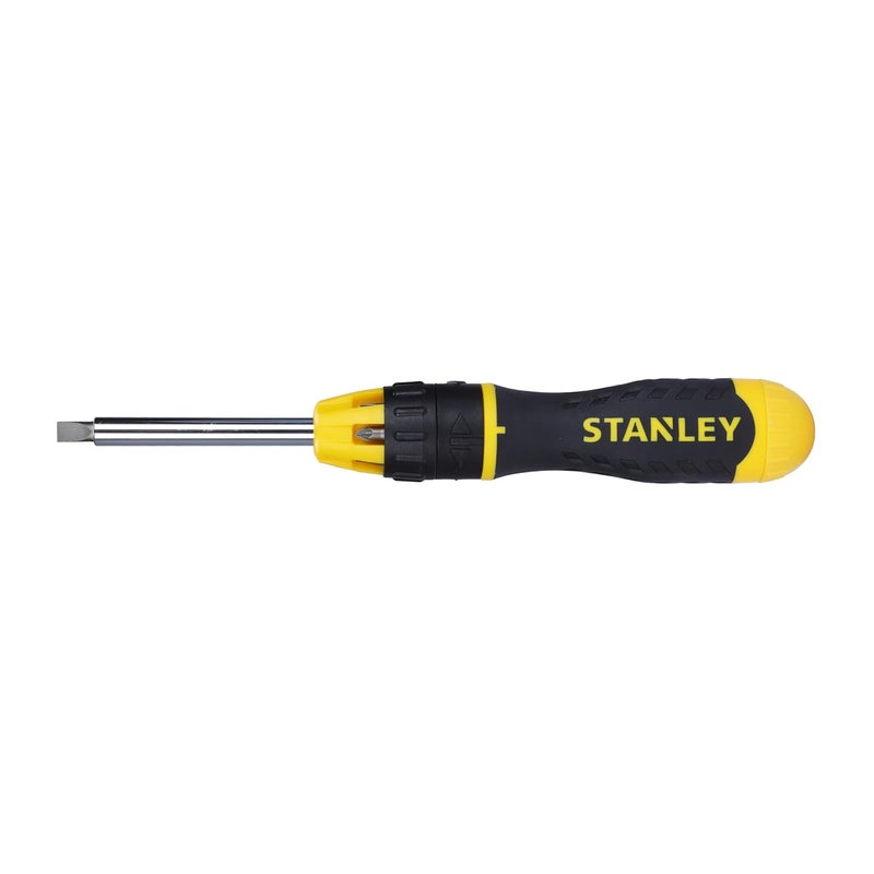 STANLEY STHT68010-8 Magnetic Holder Ratcheting Screwdriver with 10 Bits - Image 3