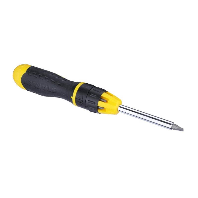STANLEY STHT68010-8 Magnetic Holder Ratcheting Screwdriver with 10 Bits - Image 4
