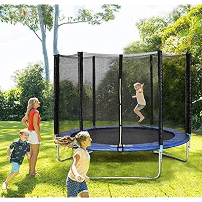 rayihni 6 FT Trampoline Kids Trampoline Fitness Exercise Equipment Outdoor Garden Jump Bed Trampoline With Safety Enclosure - Image 2