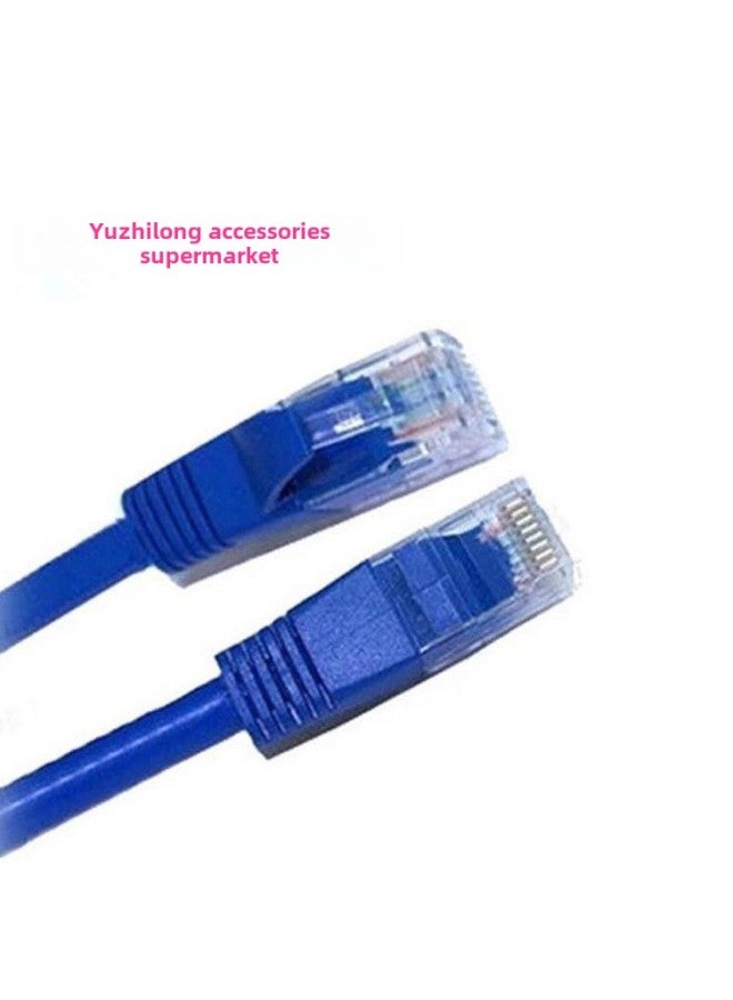 Super Five Category 1/2/3/5/10/20/30/40/50m Jumper Finished Network Cable Computer Network Cable Cable-Color:1 M Gigabit Network Cable - Image 2