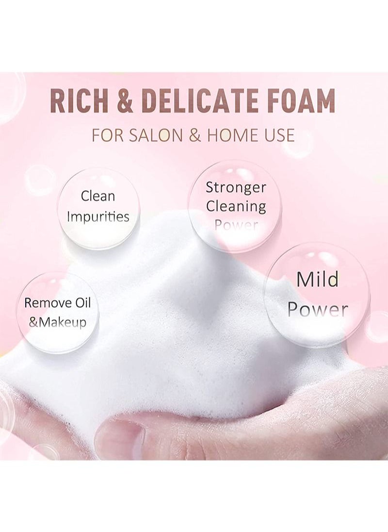 Shampoo Concentrate for Eyelash Extensions 5 Pack 5ml Eyelash Extensions Bulk Liquid Set, Sulphate Free Non-Irritating Shampoo for Eyelash Extensions Salon Home Care - Makes 5 bottles of 50ml
