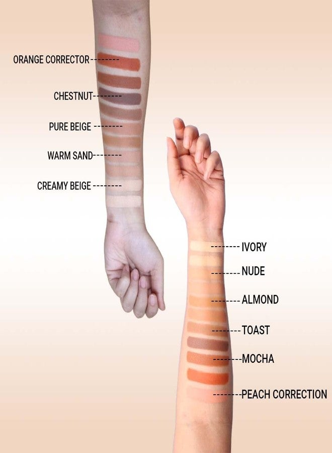 Cuffs N Lashes Cover Pot Concealer 14g - Full Coverage Cream Concealer for Dark Circles Acne Scars &Redness | Long-Lasting Blendable Makeup Base for All Skin Types (Mocha-09) - Image 5