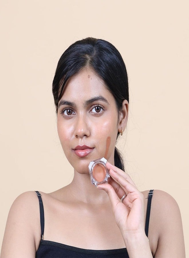 Cuffs N Lashes Cover Pot Concealer 14g - Full Coverage Cream Concealer for Dark Circles Acne Scars &Redness | Long-Lasting Blendable Makeup Base for All Skin Types (Mocha-09) - Image 3