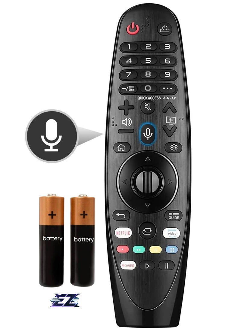 ELTRAZONE LG Universal Voice Remote Control AKB75855501 Replacement for LG Smart TV AN-MR20GA AN-MR19BA AN-MR18BA AN-MR650A 2021 2020 2019 2018 2017 with Pointer and Google/Alexa Voice Function with battery - Image 1