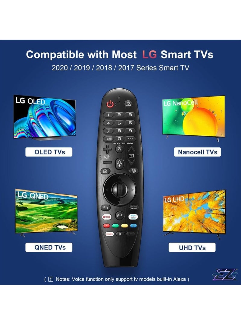 ELTRAZONE LG Universal Voice Remote Control AKB75855501 Replacement for LG Smart TV AN-MR20GA AN-MR19BA AN-MR18BA AN-MR650A 2021 2020 2019 2018 2017 with Pointer and Google/Alexa Voice Function with battery - Image 2