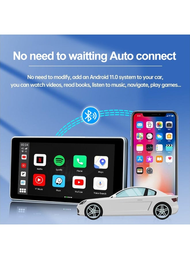 FIPKA CarPlay Smart AI Box T6-Pro, Android 13 Wireless CarPlay & Android Auto Adapter with HDMI, 8GB RAM, 128GB Storage - Image 3