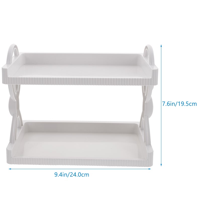 Dual Use Storage Rack Multi-layer Desktop Storage Rack Wall Hanging Organizer - Image 1