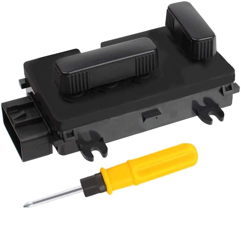 901202 Driver Side Power Seat Adjuster Recline Switch 12450166 for 9907 Cadillac Escalade Chevy Avalanche Silverado Suburban Tahoe GMC Sierra Yukon H2