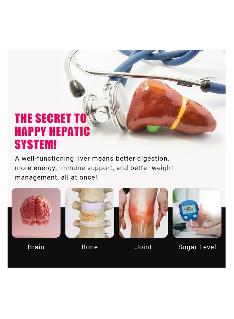 Ancient Bliss Liver Love - Natural Milk Thistle Liver Detox and Liver Health Cleanse Supplement - Support Healthy Liver in Men and Women - 60 Capsules - with Burdock, Dandelion, Cloves, and More - Image 5