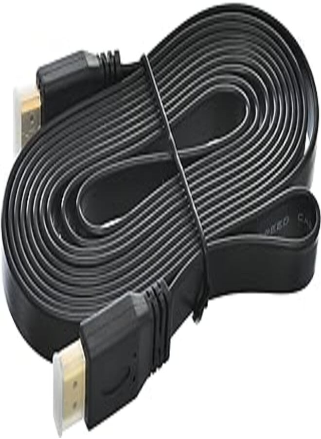 Generic - APlus AB-105F Deluxe Digital Cable With Copper Core Tested And fast Signal Transmission For Multi Device 1.4V HDTV / 3M - Black - Image 1