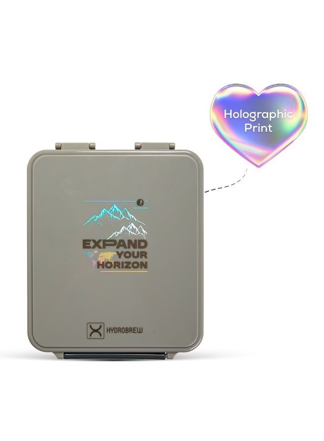 HYDROBREW حقيبة ظهر HYDROBREW 17" مع صندوق غداء بنتو - أسود - Image 5