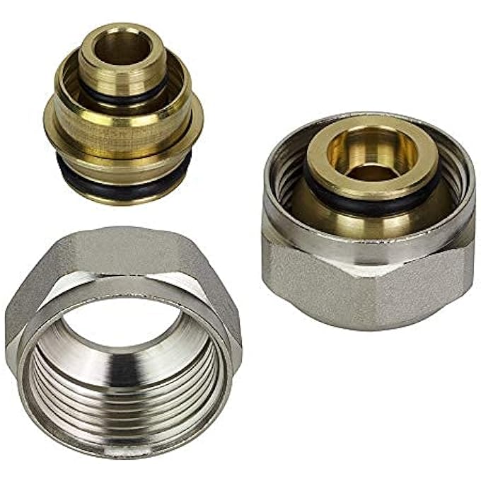 12MM EUROCONE PIPE CONNECTORS (1.6 MM THICKNESS) FOR MANIFOLDS (PACK OF 2) - Image 1