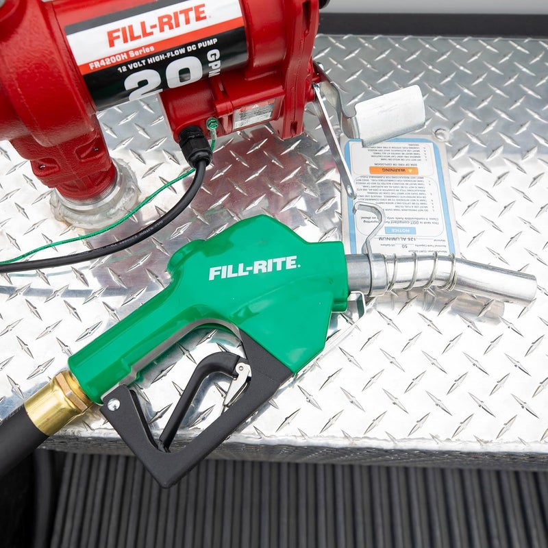 FILL RITE SDN100GAN 1” 5 to 25 GPM Automatic Standard Duty Fuel Transfer Nozzle, Green - For Gasoline, Diesel, Biodiesel up to B20, E15 & Kerosene - Image 5