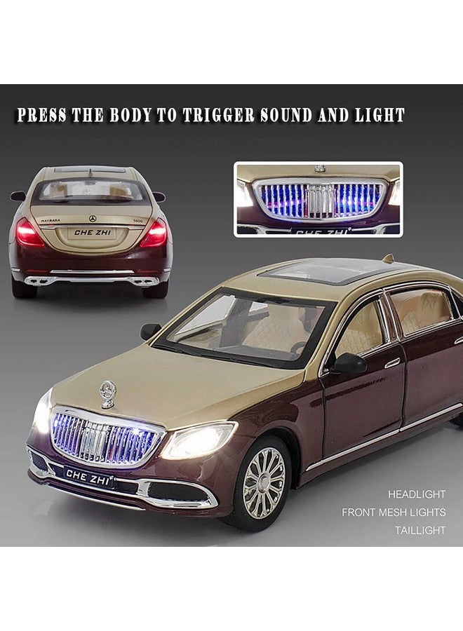 Magicwand 1:24 Scale Die-Cast 2025 Maybachh AMG-GLS600【Large】 with 6 Openable Doors,Pull Back Action, Glowing Grill,Working Headlights & Tail Lights【Colors as Per Stock】【Pack of 1】 - Image 3