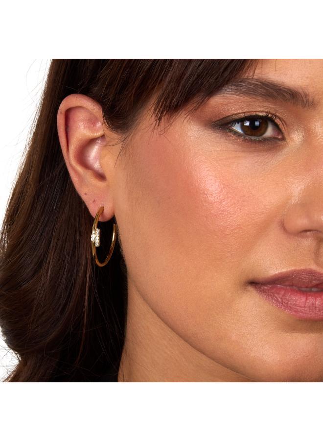 TRUSSARDI Tjaxc83 T-Logo Earrings - Image 2
