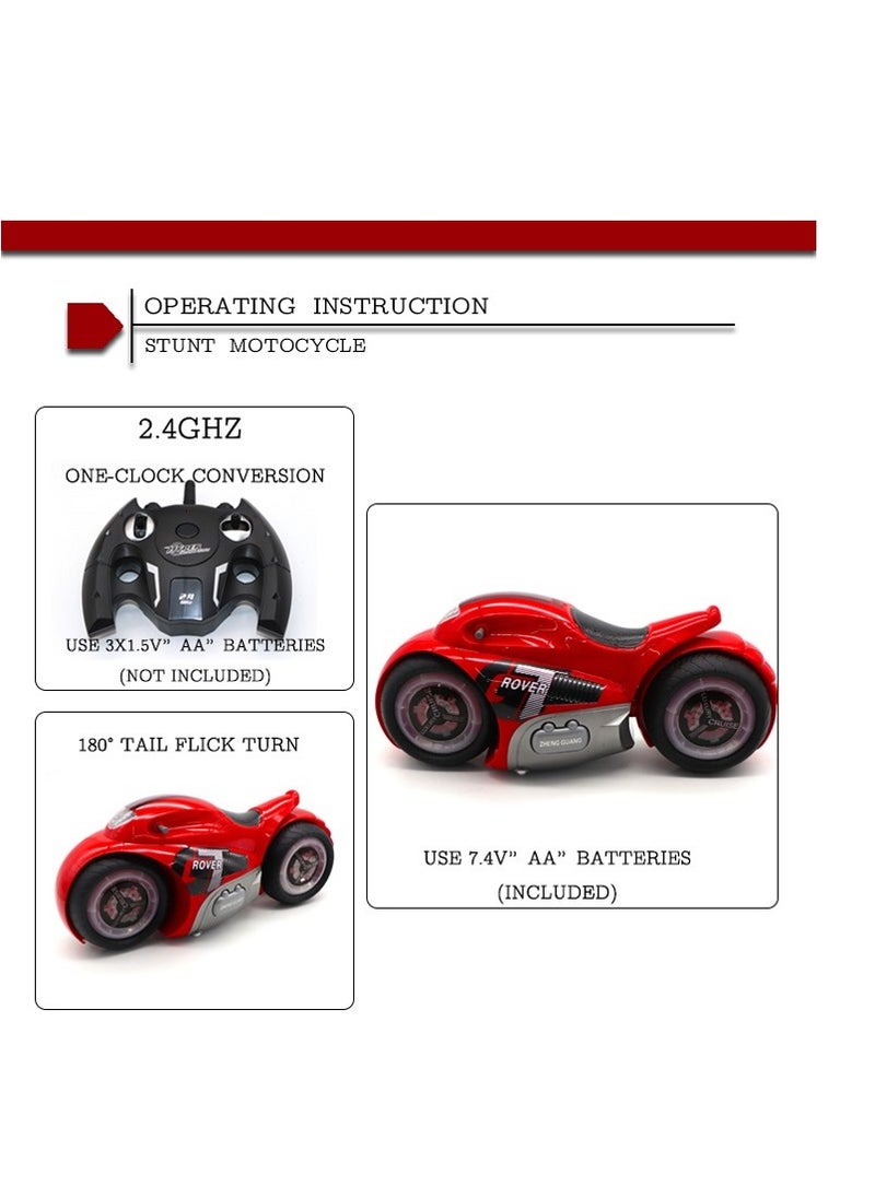 Rover Rover moto Remote Controlled Motorcycle Toy for Boys - color blue and red  - Image 5
