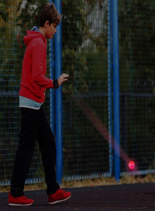 آرت كريتيفيتي كرات معصم مدارية مضيئة من ArtCreativity، مجموعة من 4 كرات مضيئة بأضواء وامضة وخيط مطاطي، لعبة كرة مدارية تتوهج في الظلام، ألعاب مضيئة لحفلات عيد الفصح للأطفال من سن 3 سنوات فما فوق - Image 5