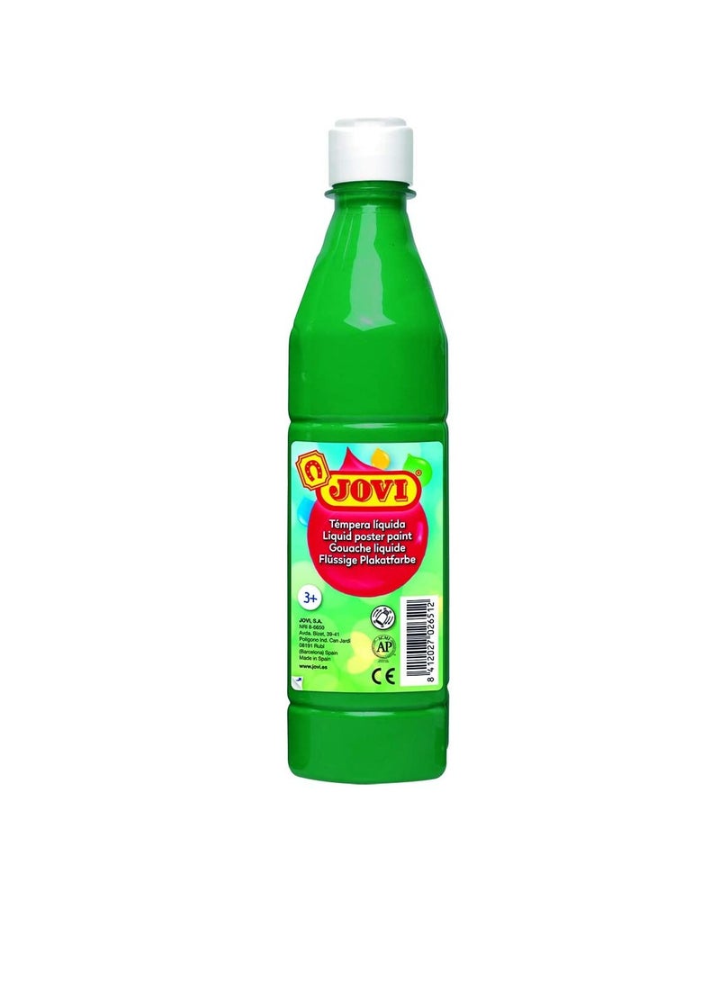 JOVI LIQUID POSTER PAINT BOTTLE 500ML GREEN - Image 1