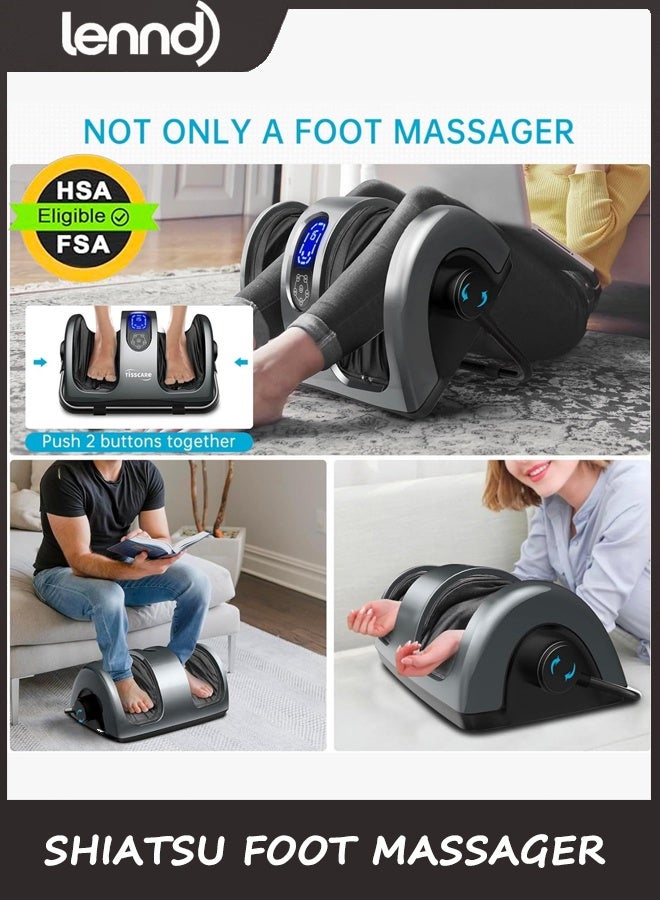 LENND Shiatsu Foot Massager with Heat, Neuropathy, Circulation and Pain Relief, Massage Feet at Home/Office, Gift for Men and Women - Image 2