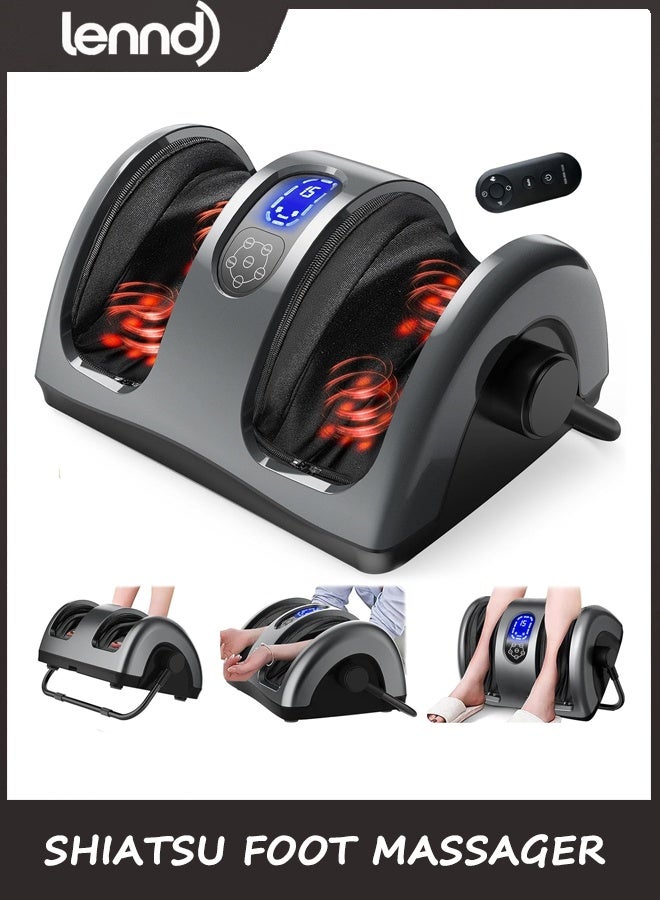 LENND Shiatsu Foot Massager with Heat, Neuropathy, Circulation and Pain Relief, Massage Feet at Home/Office, Gift for Men and Women - Image 1
