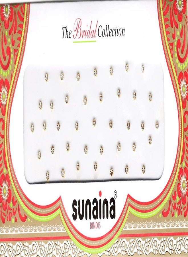 Sunaina Small Round MultiColor||Golden|| Silver Shiny Stone Matching Tikka Bindi for Women & Girls (Pack Of 3) - Image 5