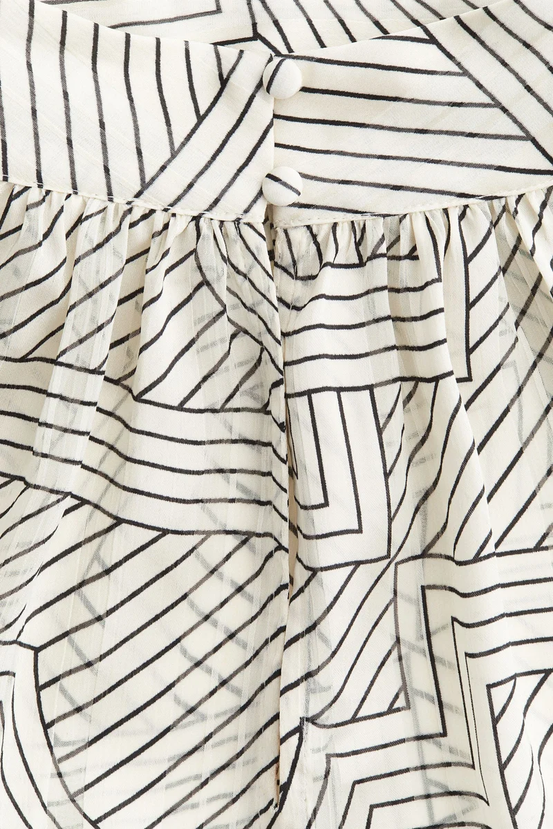 H&M Stand-collar blouse