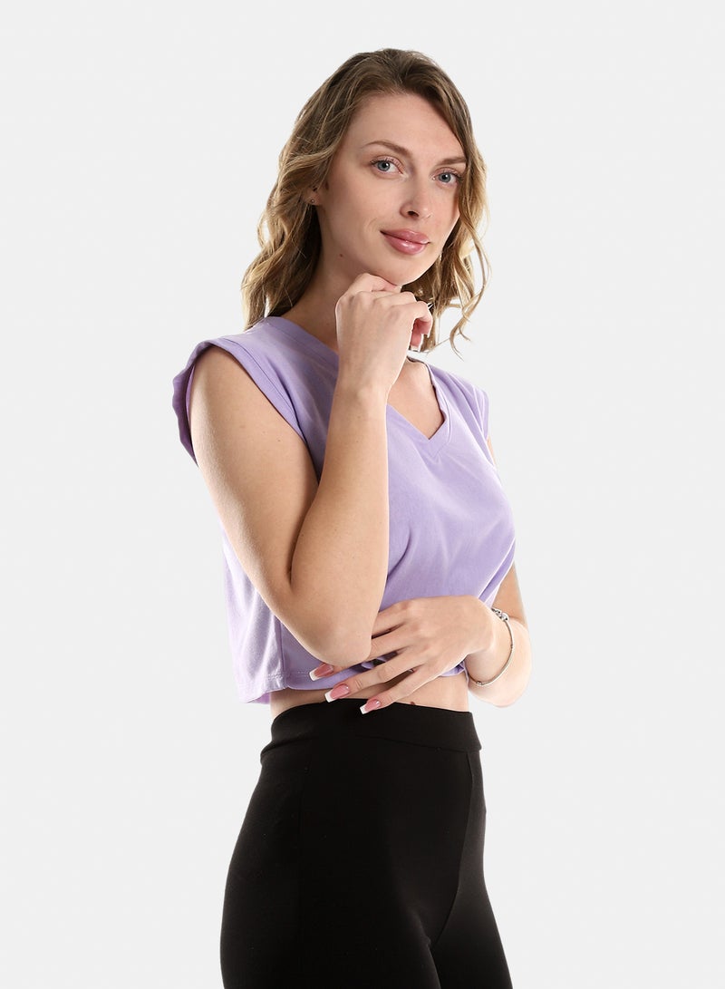 belle V Neck T-Shirt - Image 2