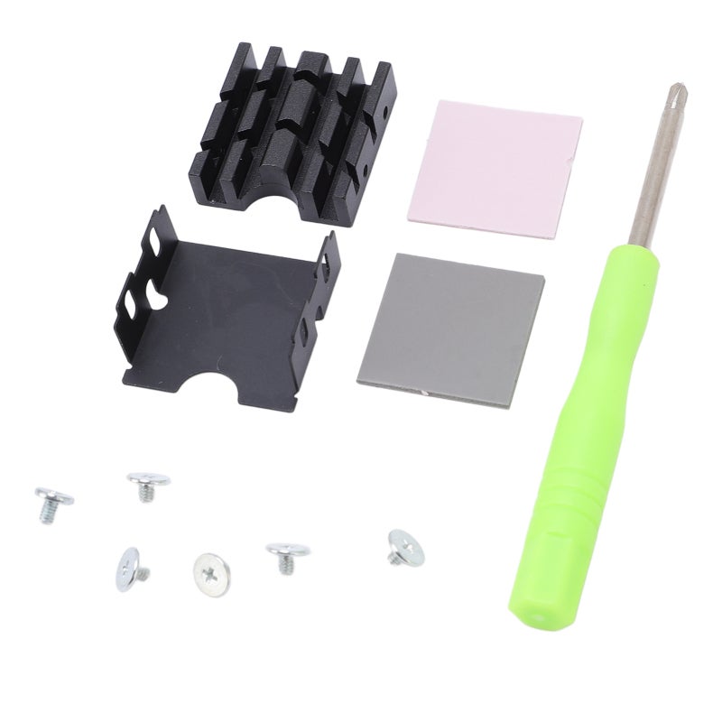 M.2 SSD Heatsink 2230 Mg Aluminum Alloy Excellent Heat Dissipation PC SSD Cooler - Easy Adjustable Installation NVME Heat Sink for Desktop and Laptop M.2 SSDs - Image 1